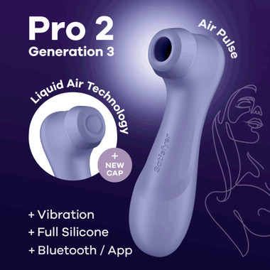 Satisfyer Pro 2 Generation 3 Druckwellenvibrator mit App-Steuerung -  AMORELIE