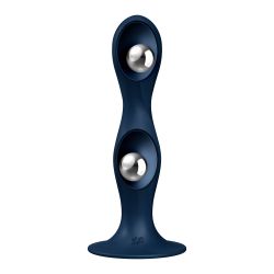 Satisfyer Double Ball-R - Bleu Foncé