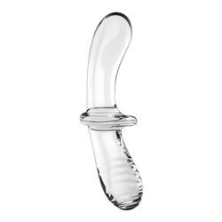 Satisfyer Double Crystal - Transparentny