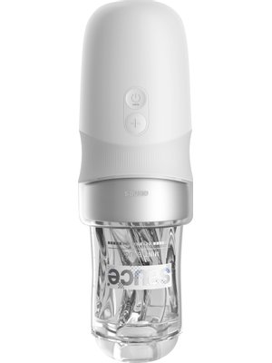 Sauce - Extra Sauce Automatische Masturbator - Wit