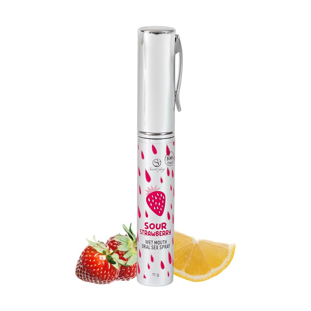 Secret Play - Wet Mouth Mondspray Zure Aardbei - 11g foto 4