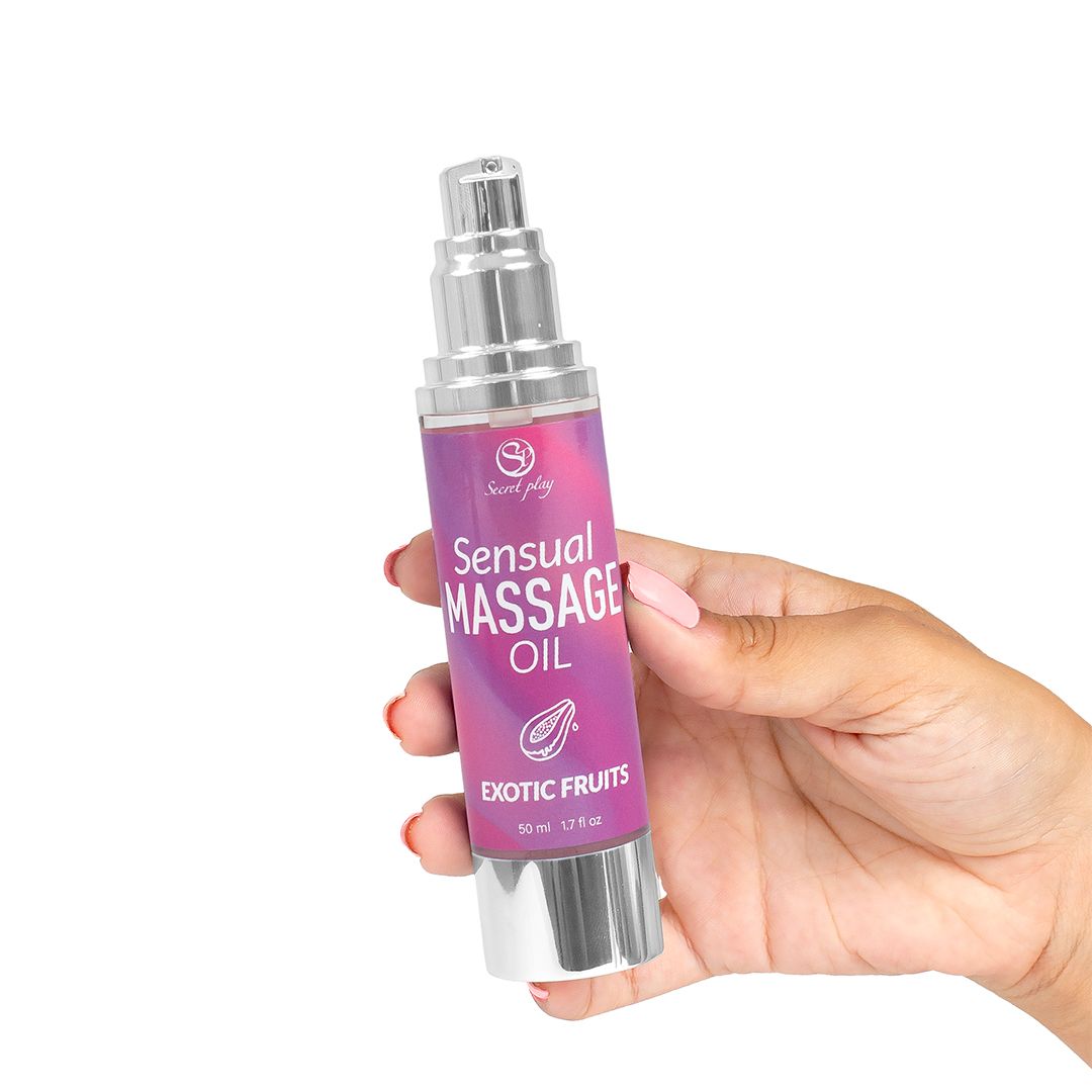 Secret Play - Exotic Fruits Massageolie - 50 ml foto 3