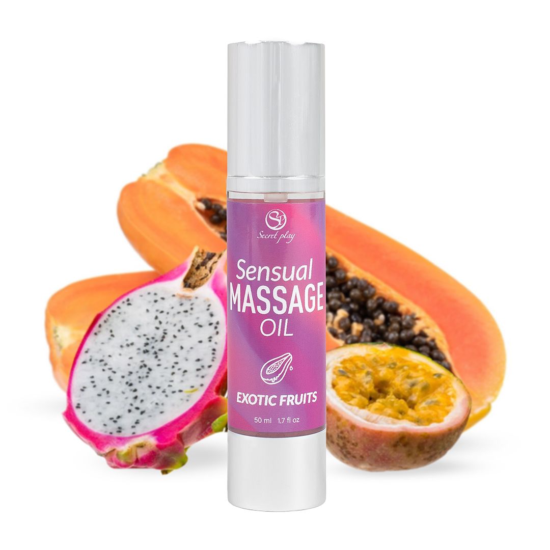 Secret Play - Exotic Fruits Massageolie - 50 ml foto 2