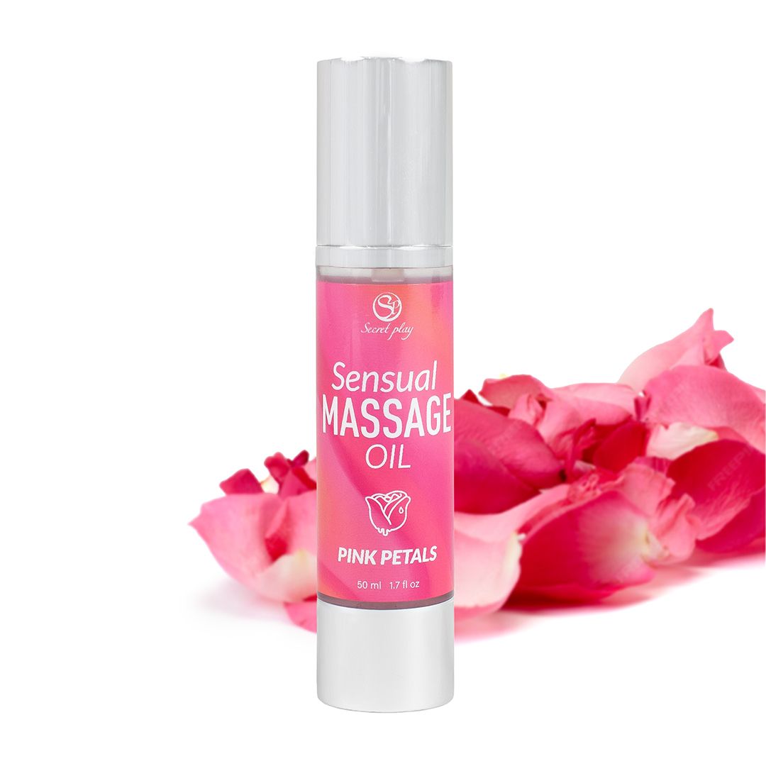 Secret Play - Pink Petals Massageolie - 50 ml foto 3