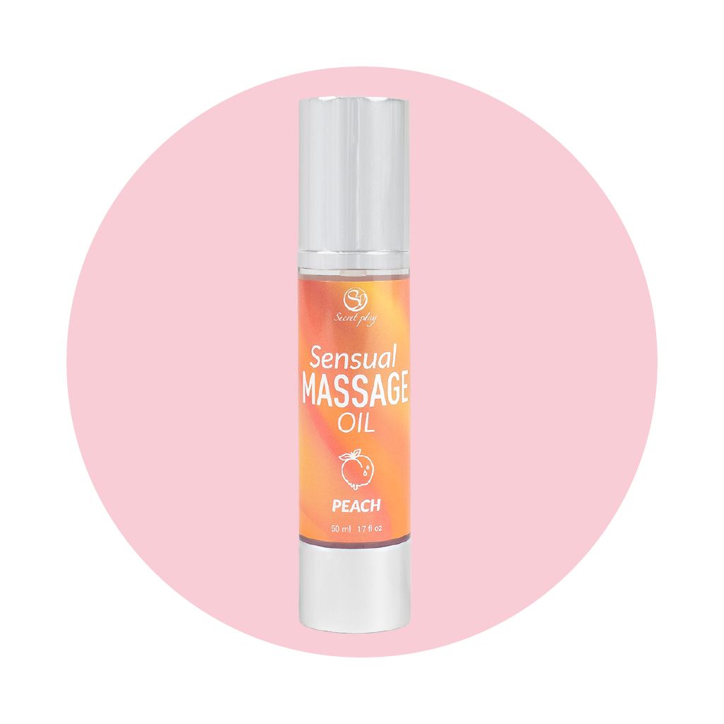 Secret Play - Peach Massageolie - 50 ml