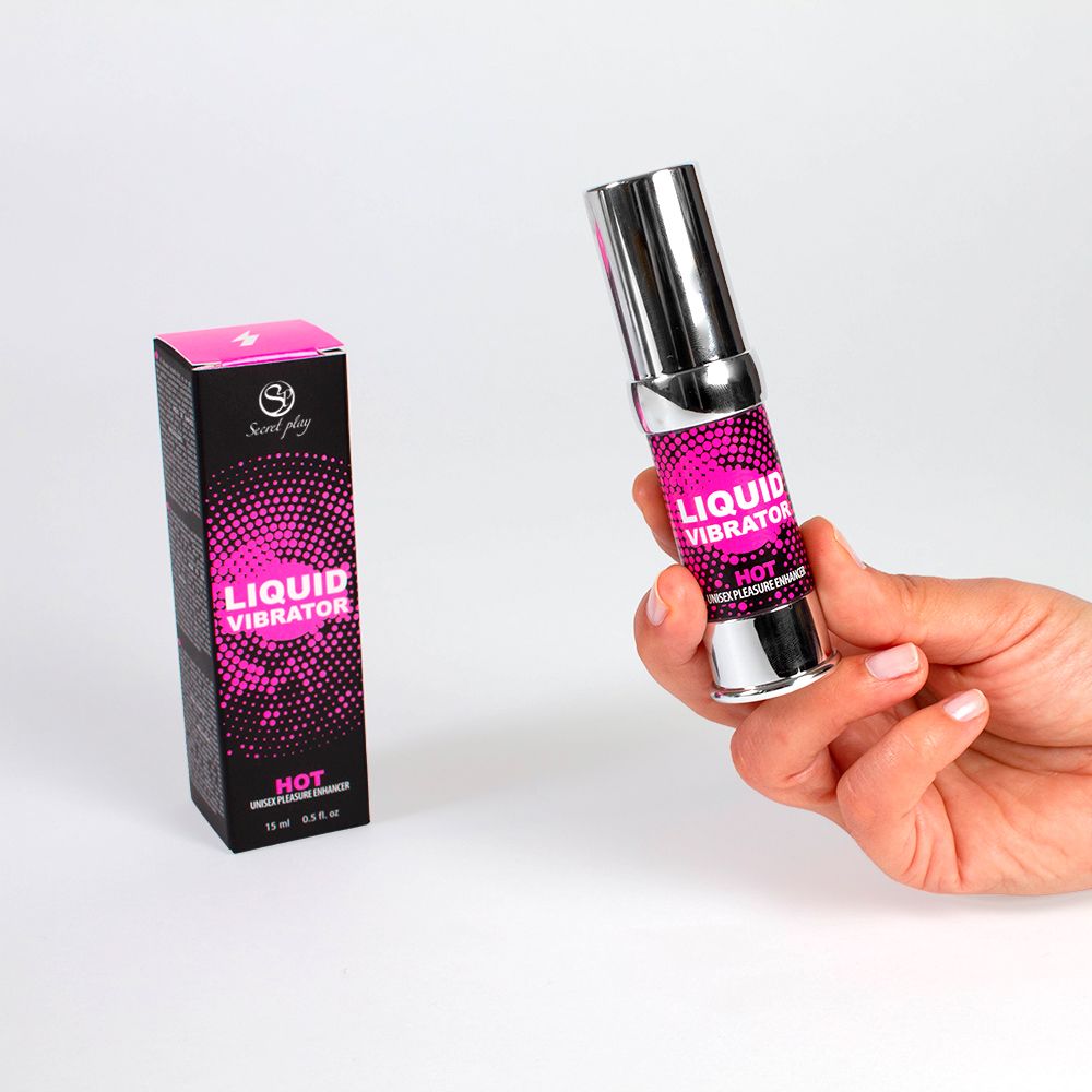 Secret Play - Hot Verwarmende Unisex Gel Liquid Vibrator - 15 ml foto 2