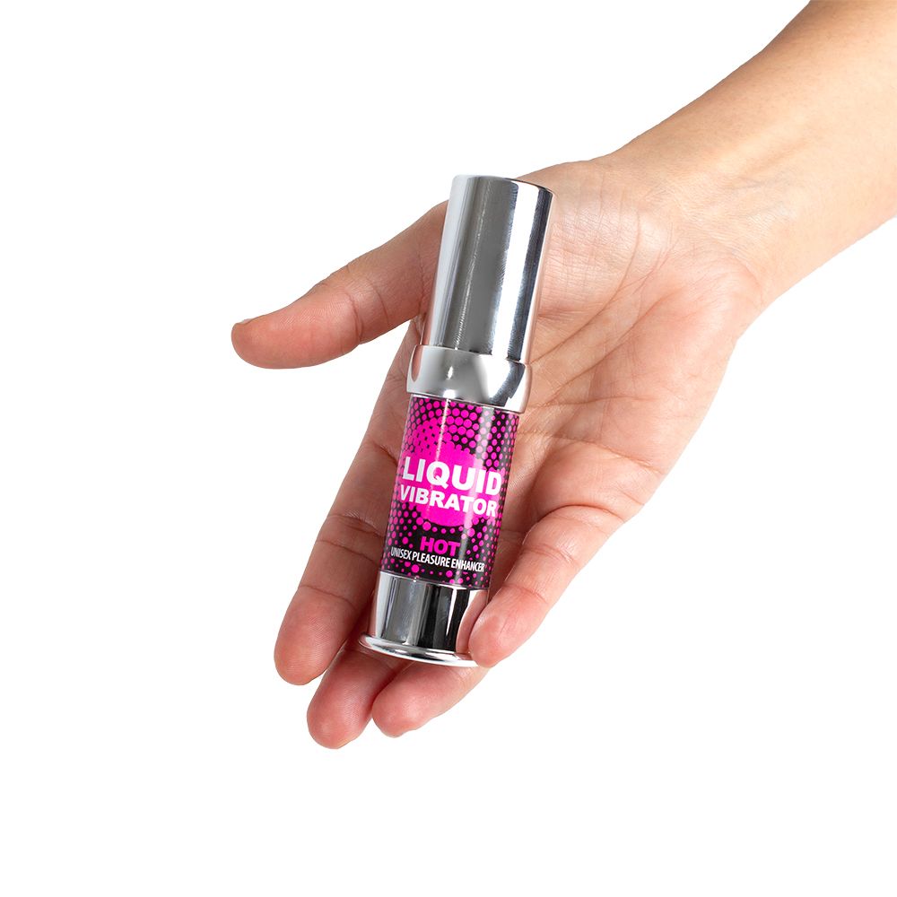 Secret Play - Hot Verwarmende Unisex Gel Liquid Vibrator - 15 ml foto 3