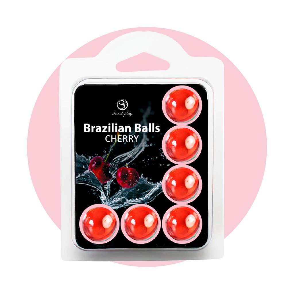 Secret Play - Brazilian Balls Cherry - 6 Massage Balls