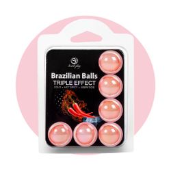 Secret Play - Brazilian Balls Triple Effect - 6 Massage Balls
