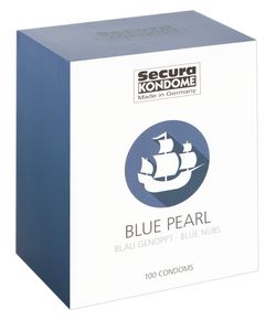 Préservatifs Secura Blue Pearl - 100 pièces