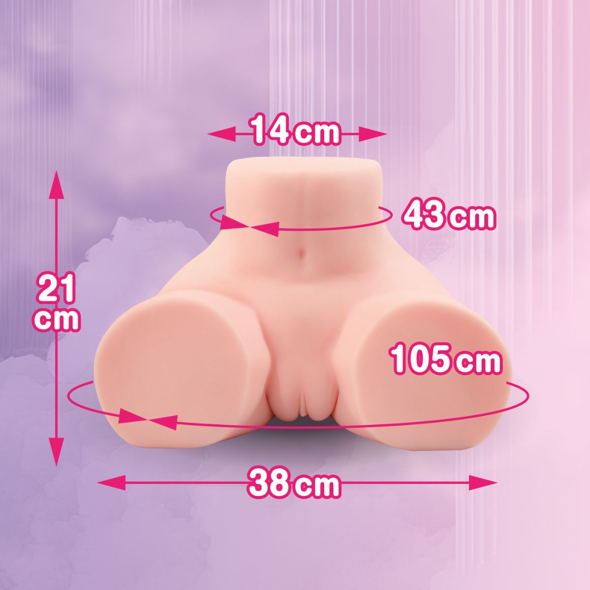 Seiraku Toys - Cherry Hyper Masturbator - Peach foto 3