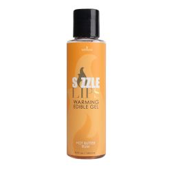 Sizzle Lips - wärmendes und essbares Gel 125 ml - Butter Rum
