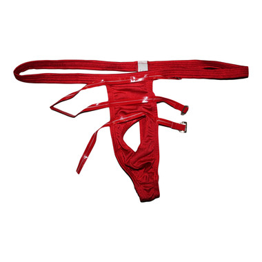 Men's Bondage Thong Red - EasyToys