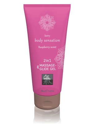 Massage- & Glide Gel 2 in 1 - Framboos
