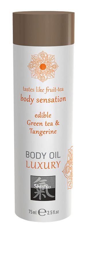 Luxus-Körperöl essbar - Grüner Tee und Mandarine