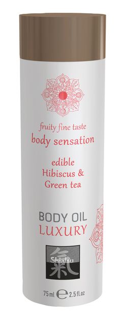 Luxe Eetbare Body Oil - Hibiskus & Groene Thee