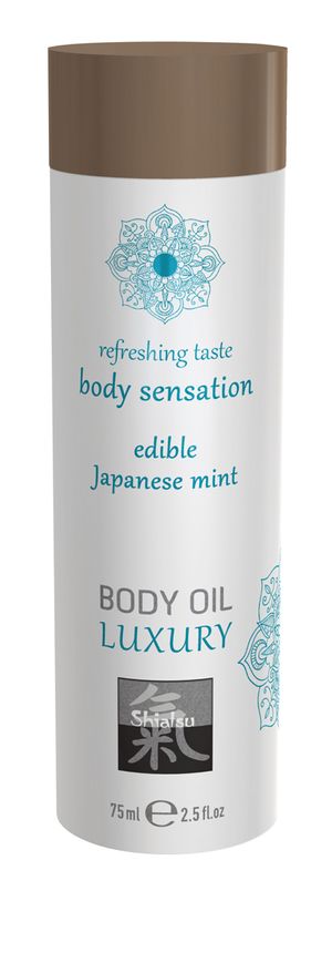 Luxus- Körperöl essbar - Japanische Minze