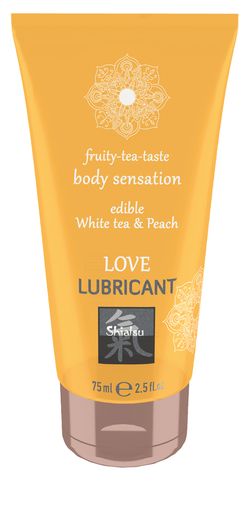 Love Lubricant edible - White Tea & Peach