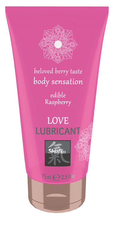 Shiatsu Raspberry Love Gleitgel mit Geschmack 75ml - AMORELIE Shiatsu Raspberry Love Gleitgel mit Geschmack 75ml - AMORELIE