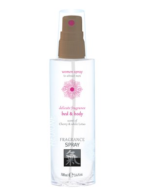 Feromonen Bed & Body Spray Voor Vrouwen - Kers & Witte Lotus
