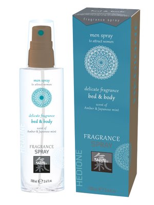 Feromonen Bed & Body Spray Voor Mannen - Amber & Japanse Mint