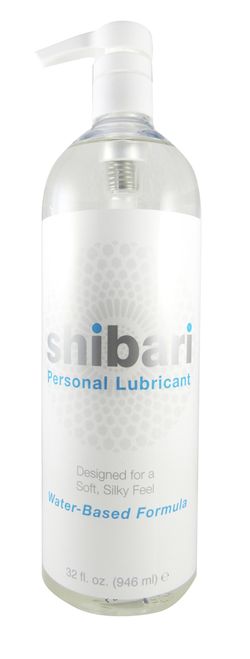 Shibari Water Based Intimate Lubricant, 32oz with Pump