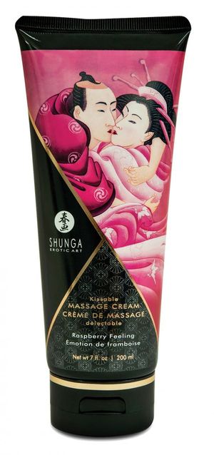 Shunga - Eetbare Massagecrème Rasperry