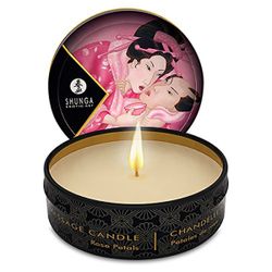 Shunga - Massage Kerze Rose Petals/Aphrodisia  -30 ml