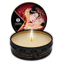 Shunga - Massage Candle Sparkling Strawberry/Romance 30 ml