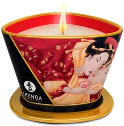 Shunga - Massage Candle Strawberry 170 ml