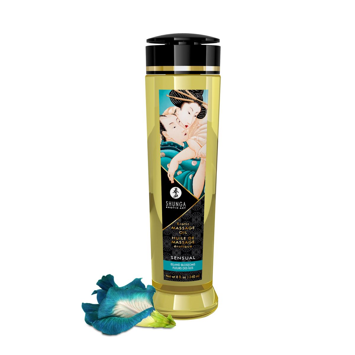 Sensual/Island Blossoms Massage Oil 240 ml - EasyToys