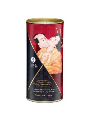 Shunga - Aphrodisiac Verwarmende Olie Aardbeienwijn 100 ml