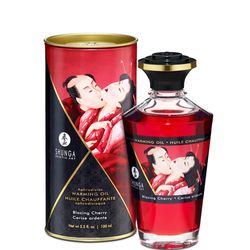 Shunga - Aphrodisiac Warming Oil Blazing Cherry 100 ml