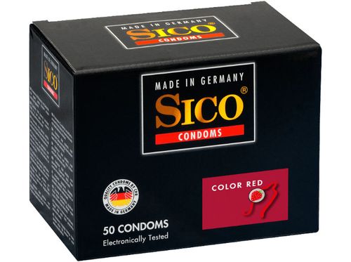 Sico Color Red Condooms - 50 Stuks