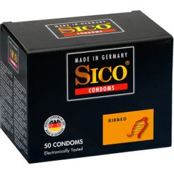 Sico Ribbed - 50 Condoms