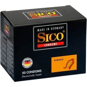 Sico Ribbed - 50 Kondome
