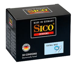 Prezerwatywy Sico Extra Wet - 50 szt