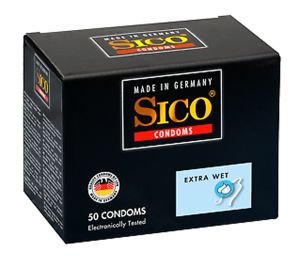 Sico Extra Wet Kondome - 50 Stück