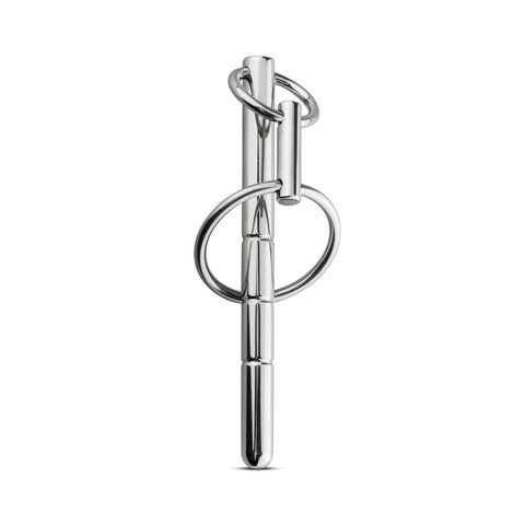 Stainless Steel Male Screw Penis Plug Urethral Dilator Cathetre Sound Stretching