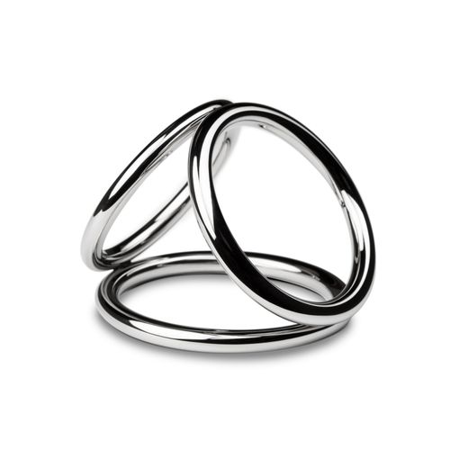 Anillo para el pene y testículos Triad Chamber Metal Cock - Medio