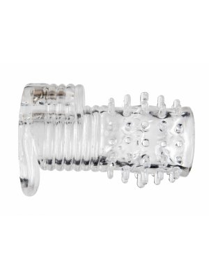 Size Matters - Clear Sensations Vibrerende Penis Sleeve - Transparant