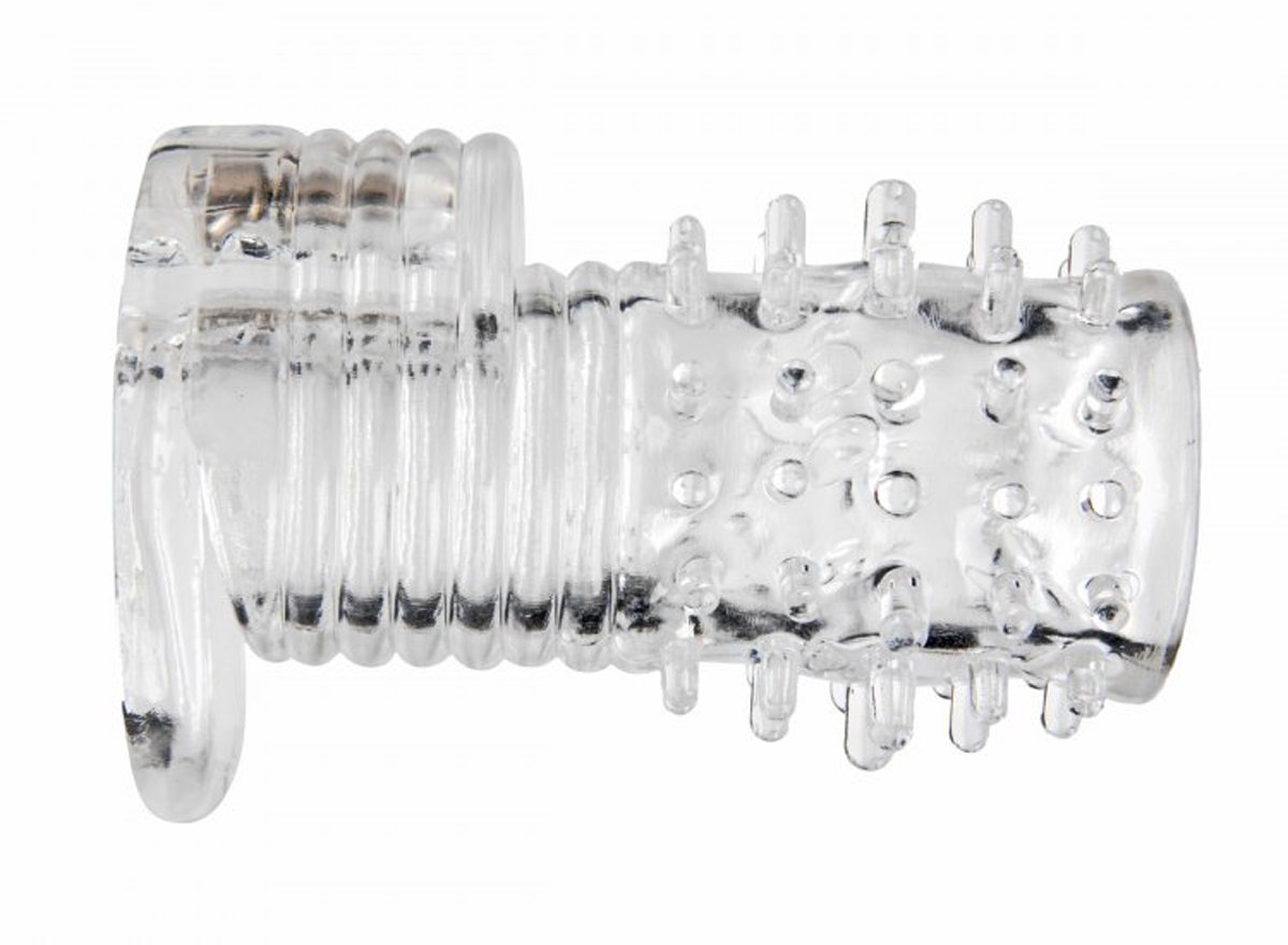 Size Matters - Clear Sensations Vibrerende Penis Sleeve - Transparant