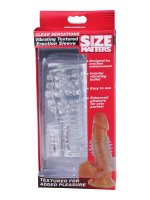 Size Matters - Clear Sensations Vibrerende Penis Sleeve - Transparant