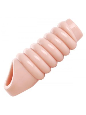 Size Matters - Really Ample - geribbelde penis sleeve
