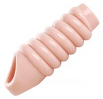Size Matters - Really Ample - geribbelde penis sleeve