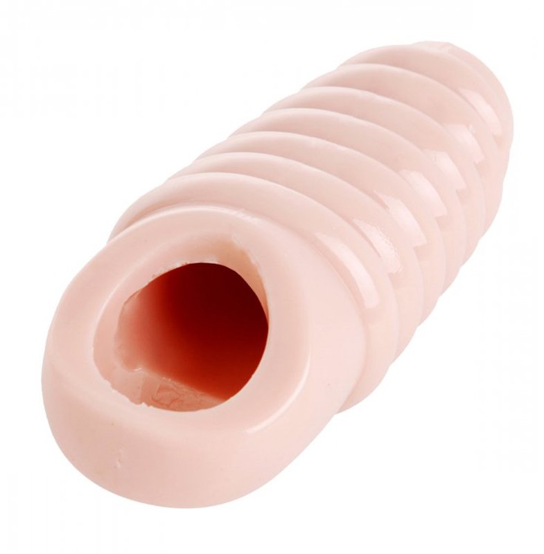 Size Matters - Really Ample - geribbelde penis sleeve
