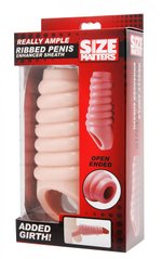 Size Matters - Really Ample - geribbelde penis sleeve