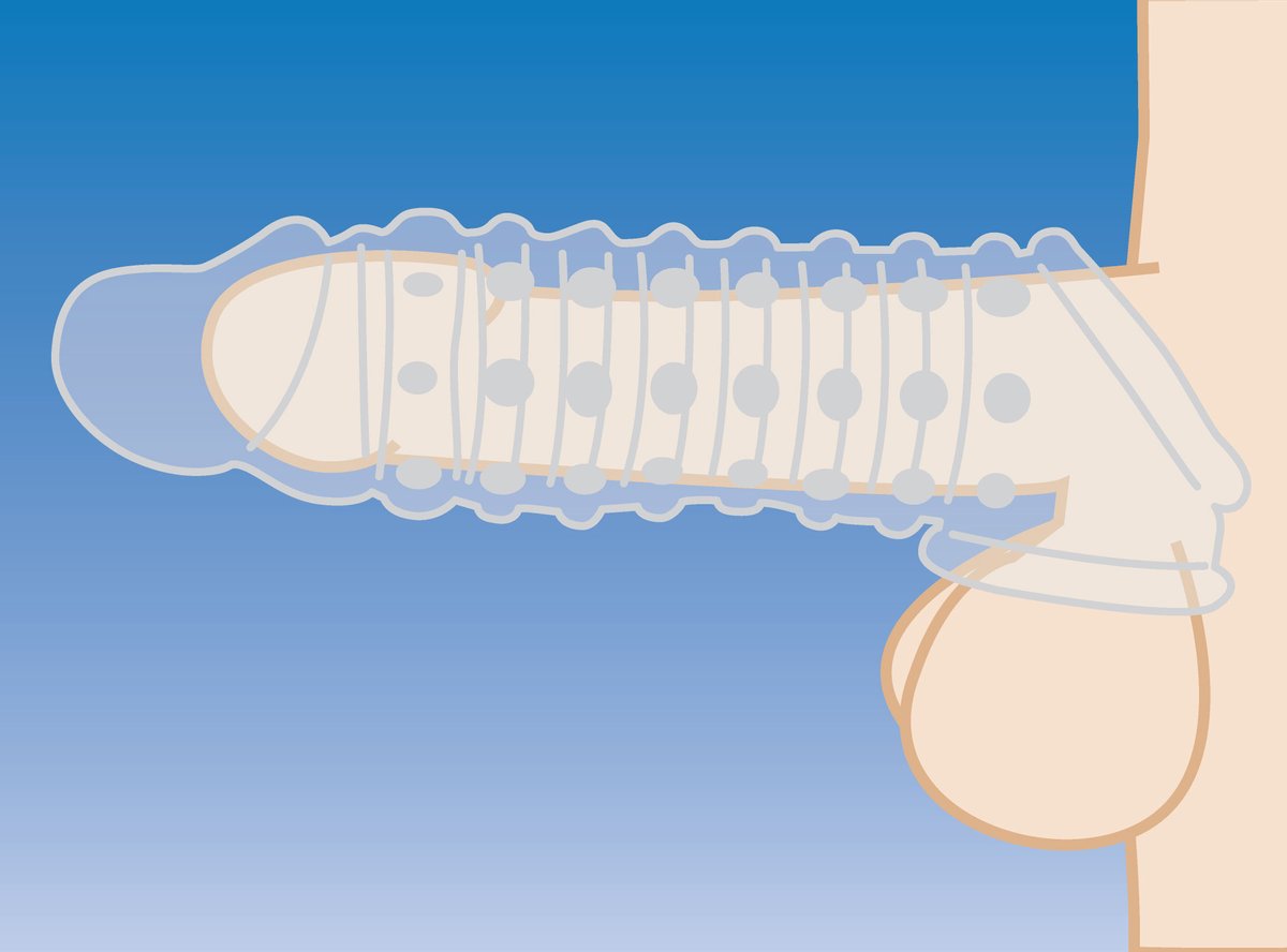 Size Matters - Penis Verlengende Sleeve - Transparant