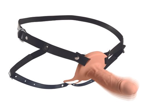 Funda de Silicona Vibradora Realista para el Pene - Beige