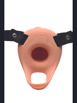 Realistische Vibrerende Siliconen Penis Sleeve - Beige
